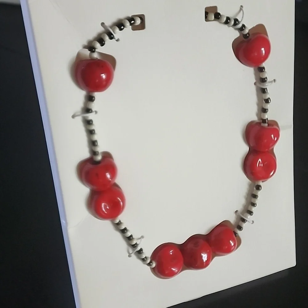 ZARA Cherry Bead Necklace
